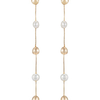 Alternating Freshwater Pearl Drop Earrings