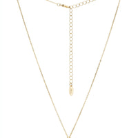 Mixed Crystal Initial Necklace