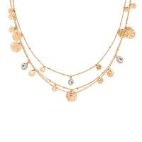 All in Layered Crystal Necklace Set