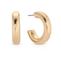 Small Thick Classic Hoops
