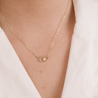 All Knowing Eye Crystal Necklace