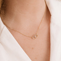 All Knowing Eye Crystal Necklace