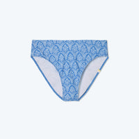 The Limited-Edition High Leg Mid Rise Bikini Bottom - Porto Paradise