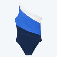 The Long Torso Sidestroke - Deep Sea & Hydrangea & White Sand