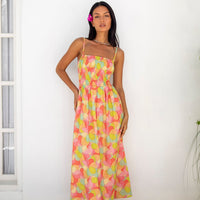 FORTUNATE ONE In Bloom Maxi Dress Floral
