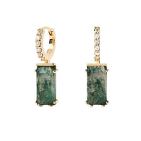 Gemstone Hoops