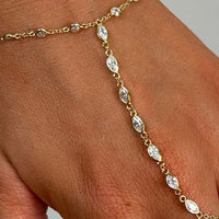 Anastasia Hand Chain Bracelet