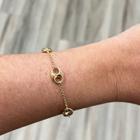 Indigo Chain Bracelet
