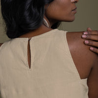 Reading Tea Leaves Dress in Neutral Beige