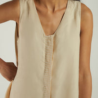 Romp and Play Romper In Neutral Beige