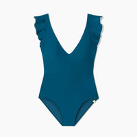 The Long Torso Ruffle Backflip - Seaweed & Seaglass