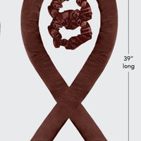XL Heatless Hair Curler - Chocolate