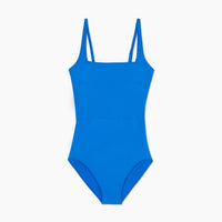 The Seaway Square Neck One-Piece - Azure