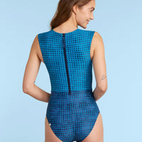 The Surf - Mixed Gingham in Calypso & Deep Sea