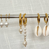 Cove Spiral Pearl Earring