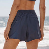 The Wrap Swim Skort - Deep Sea