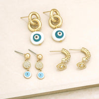 18k All Eyes on You Plated Set Earrings
