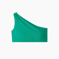 The Ruched Sidestroke Bikini Top - Seaglass