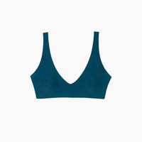 The Tide Scoop Neck Bikini Top - Seaweed