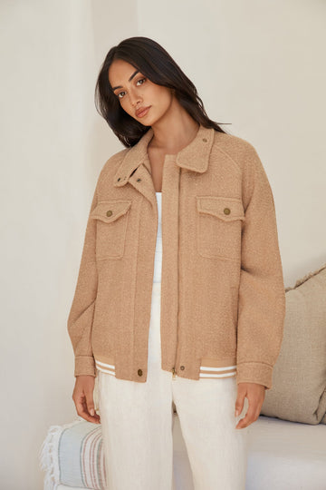 Winter Whimsy Jacket Caramel