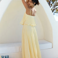 Basking Sunshine Maxi Skirt Yellow