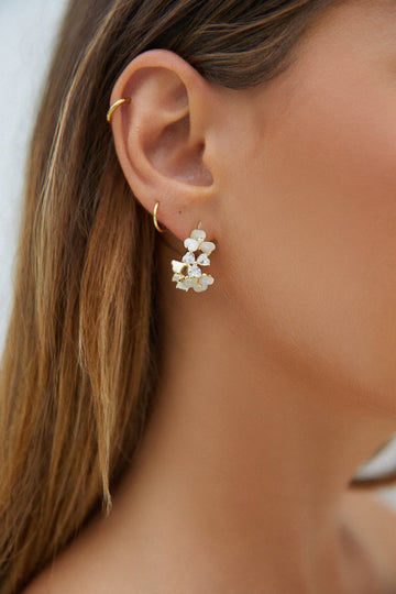 18k Gold Plated Sandy Escape Earrings Gold