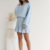 Season Of Dreams Knit Sweater Blue