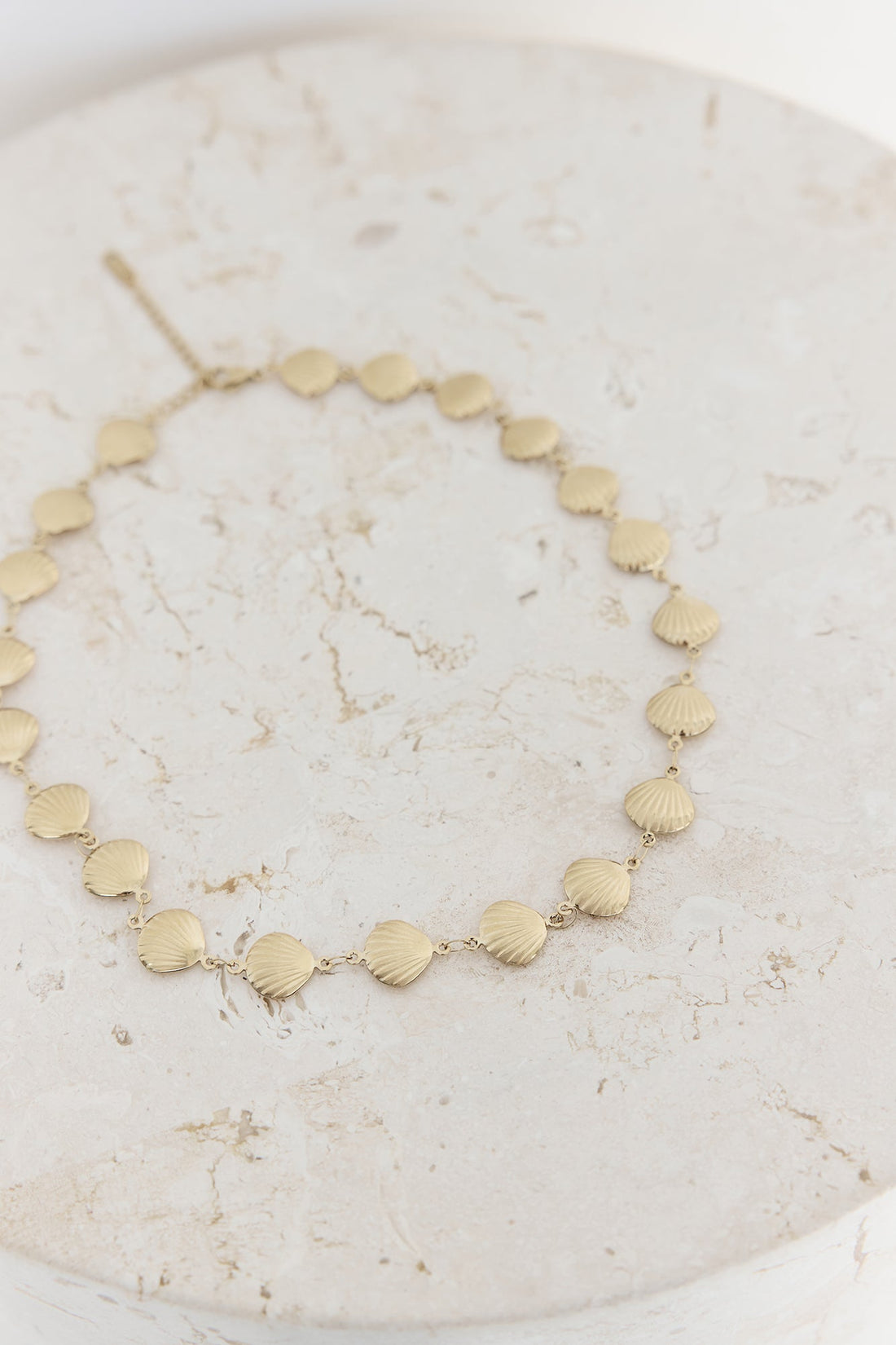 Wave Kissed Necklace Gold
