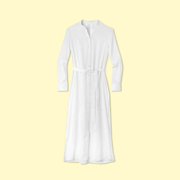 The Effortless Shirtdress Cover-Up - White Sand