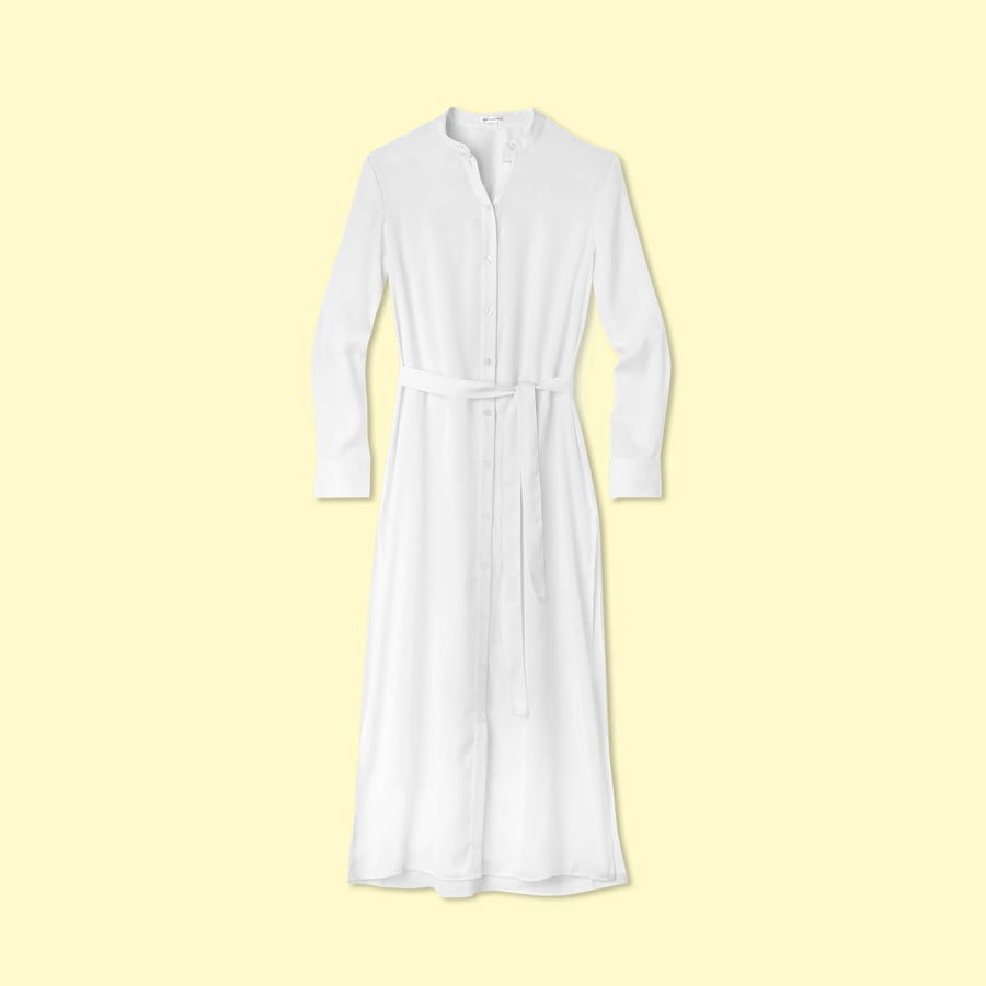 The Effortless Shirtdress Cover-Up - White Sand