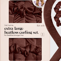 XL Heatless Hair Curler - Chocolate