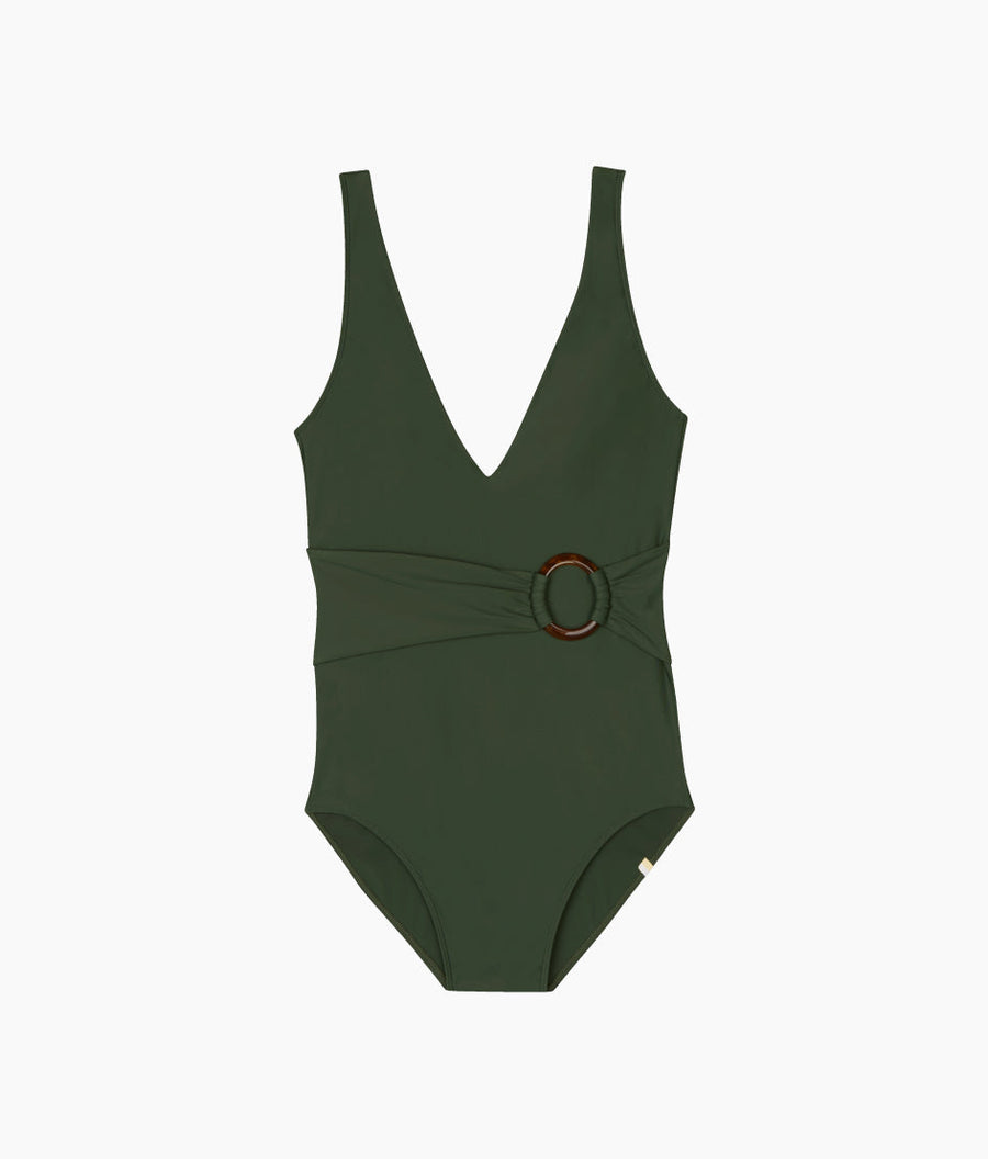 The Cinch Belted Backflip - Olive