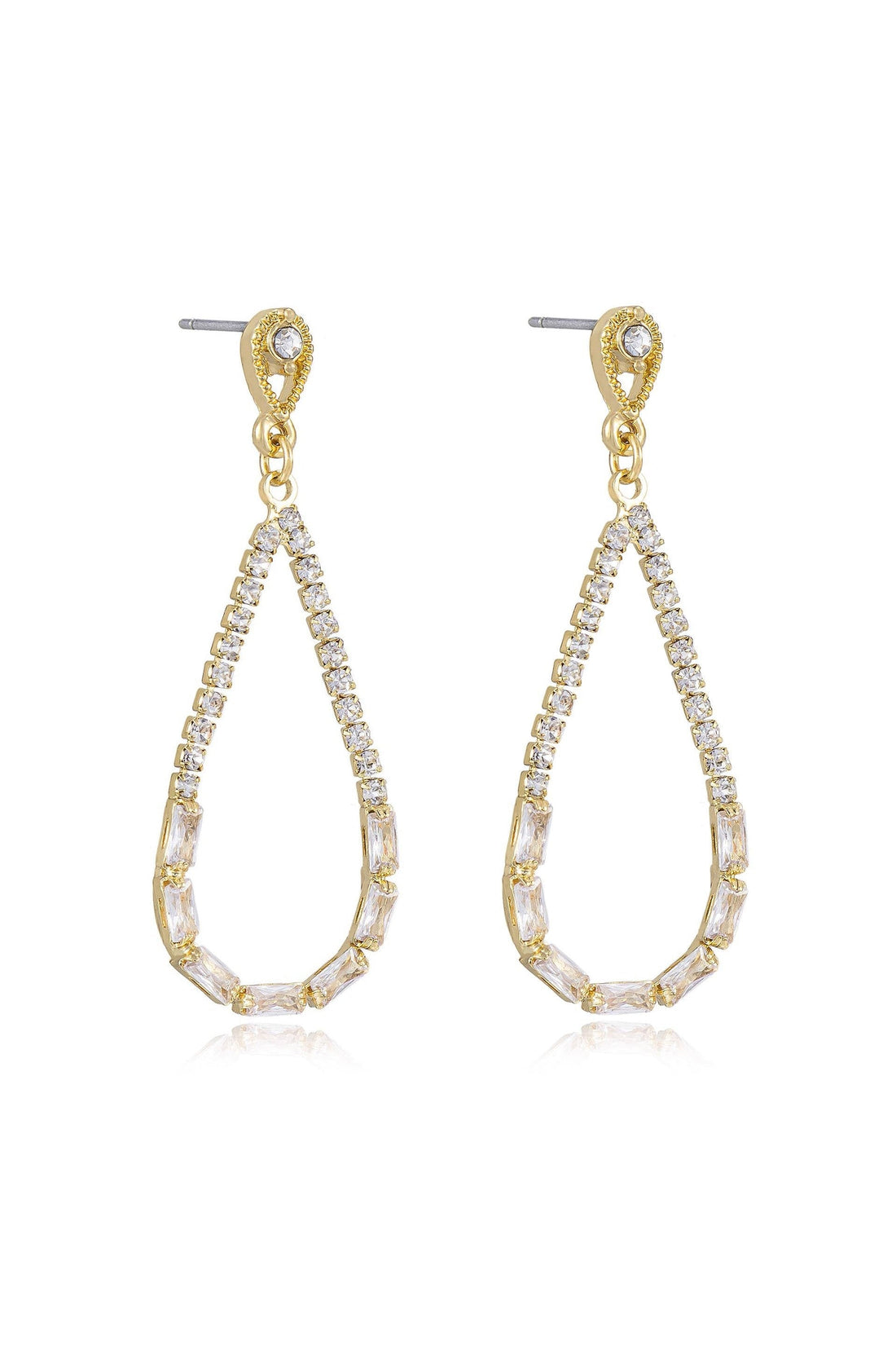 Angels City Drop Crystal Earrings
