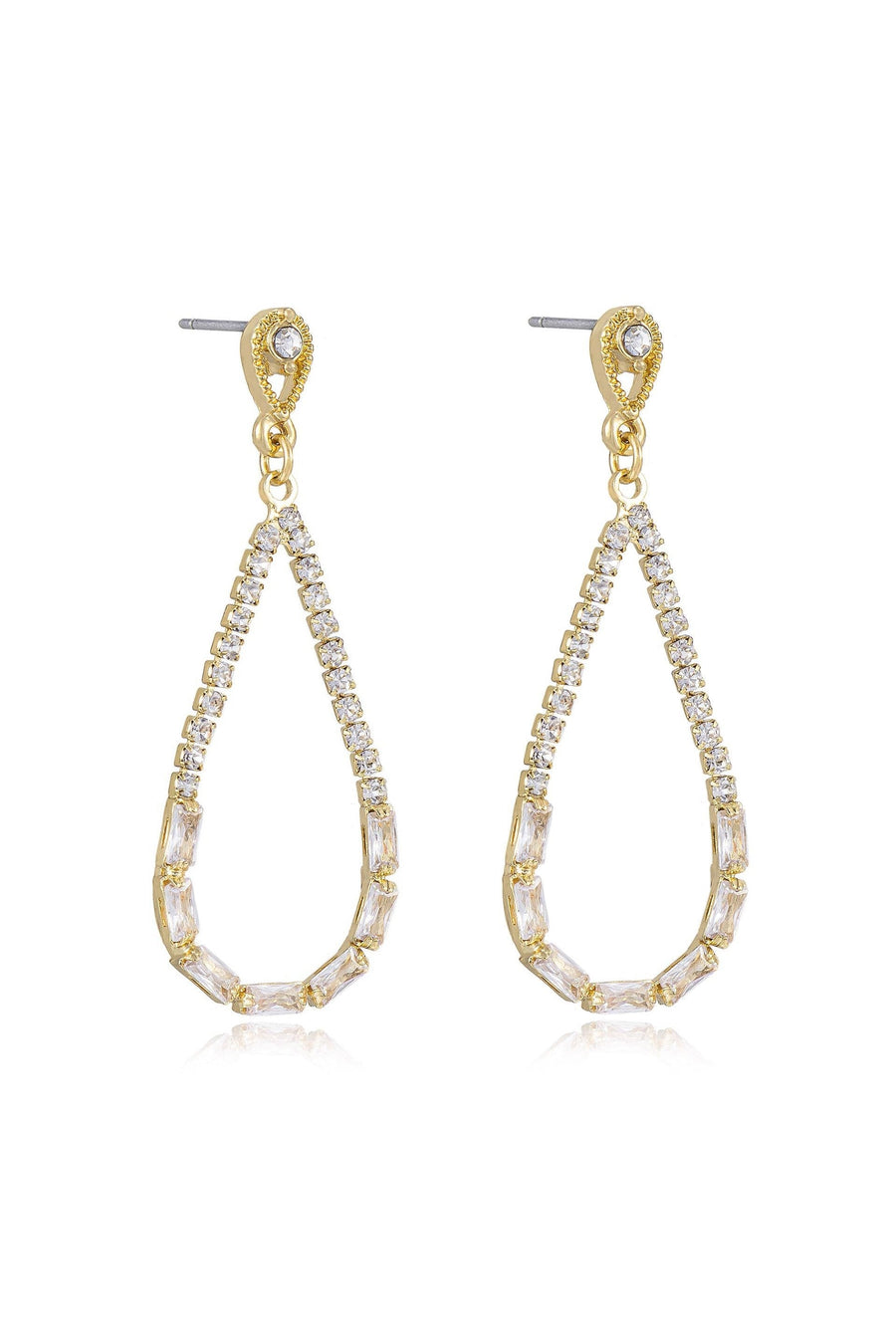 Angels City Drop Crystal Earrings