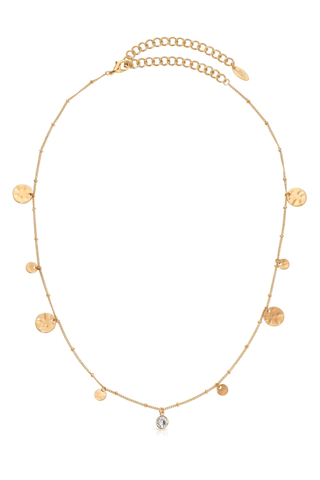 All in Layered Crystal Necklace Set