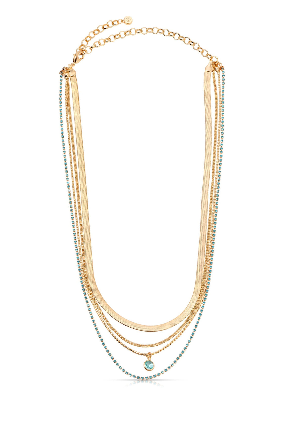 All the Chains Layered Necklace
