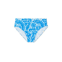 The High Leg High Rise Bottom - Floral Wave in Azure