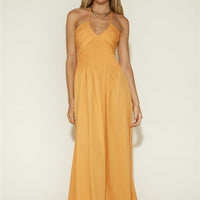 Cross My Heart Maxi Dress Orange
