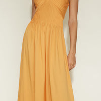 Cross My Heart Maxi Dress Orange