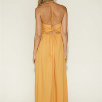 Cross My Heart Maxi Dress Orange