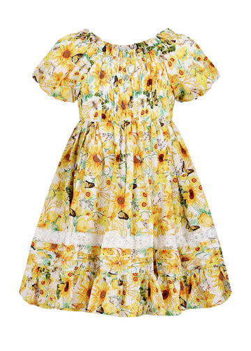 Sunflowers Girls Dress